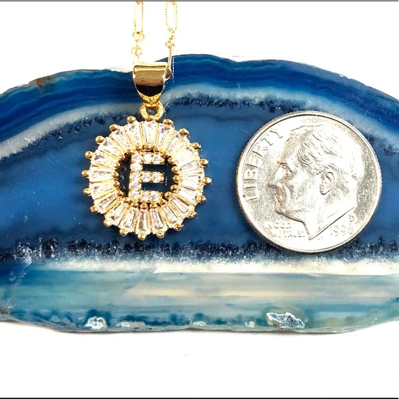 Initial E Necklace, Letter E, Personalized E, Boho - Picture 5 of 9